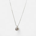 Collar Hv Hermanas Villegas de plata 925 con cadena veneciana y colgante de punto de luz brillante