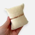 Pulsera Hv Hermanas Villegas de eslabones grumet en oro rosa