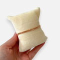 Pulsera Hv Hermanas Villegas de eslabones grumet en oro rosa sobre